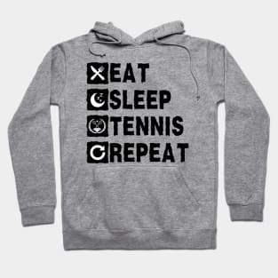 Eat Sleep Tennis Repeat Hoodie